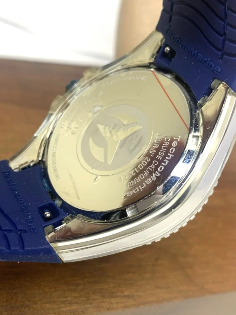 Technomarine Men's Watch TM-115013 Swiss Quartz Chronograph Blue Purple 46mm
